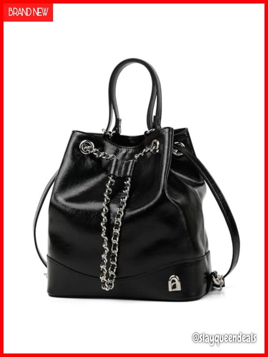 Handbags - Leather Mini Backpack Purse for Women Convertible 3-in-1 Shoulder Handbag